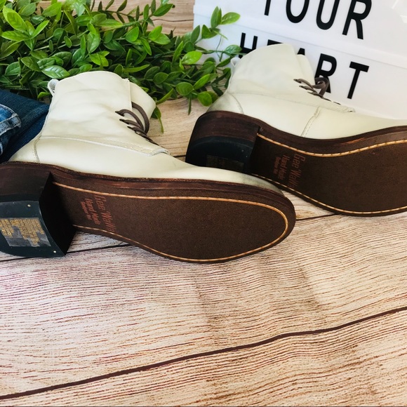 Anthropolgie GeeWawa Lace up Ankle Boots - Picture 7 of 8